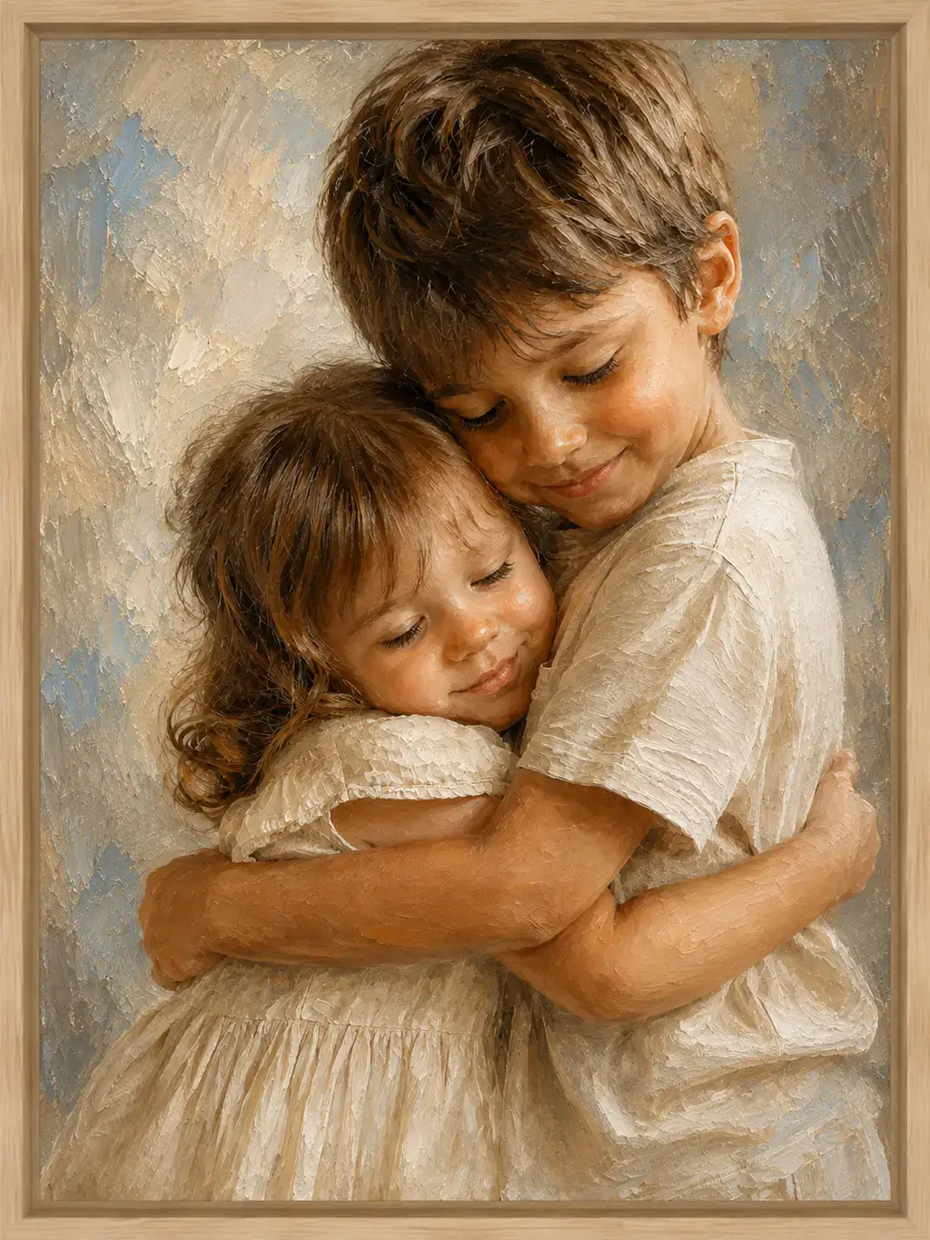 Hand-painted Portraits artwork from a photograph